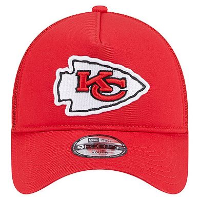 Preschool New Era Red Kansas City Chiefs Main A-Frame 9FORTY Adjustable Hat