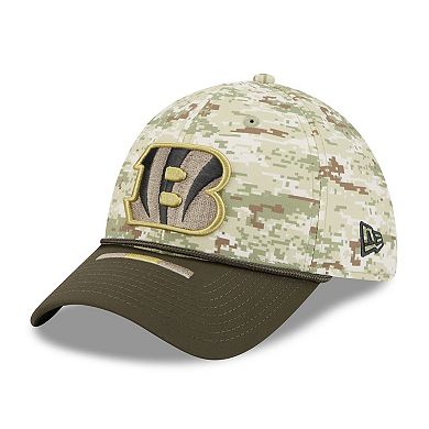 Men's New Era Camo Cincinnati Bengals 2025 Salute to Service 39THIRTY Flex Hat