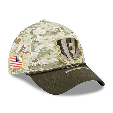 Men's New Era Camo Cincinnati Bengals 2025 Salute to Service 39THIRTY Flex Hat