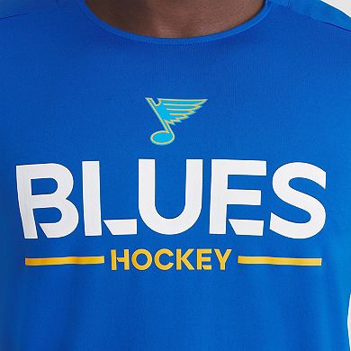 Men's Fanatics Blue St. Louis Blues Authentic Pro Rink Tech T-Shirt