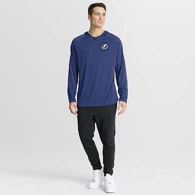 Men's Fanatics Blue Tampa Bay Lightning Authentic Pro Rink Raglan Hoodie