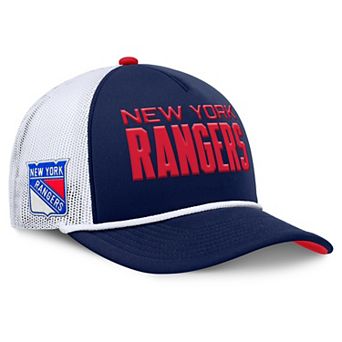 Men's Fanatics Navy/White New York Rangers Authentic Pro Rink A-Frame Adjustable Hat