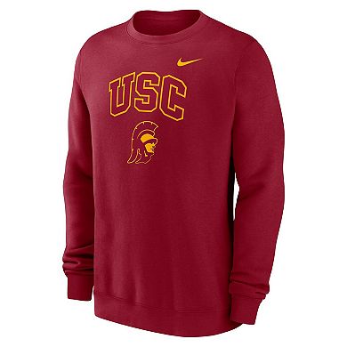 Men's Nike Cardinal USC Trojans Arch Pullover Sweatshirt