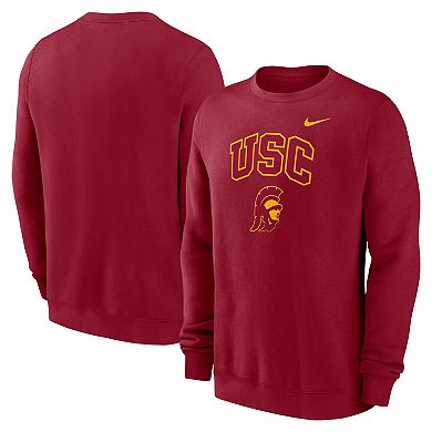 Men's Nike Cardinal USC Trojans Arch Pullover Sweatshirt