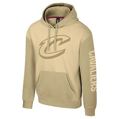 Unisex Stadium Essentials Cream Cleveland Cavaliers Rafters Burst Hoodie
