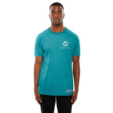 Men's New Era Aqua Miami Dolphins Functional Fandom Reflective T-Shirt