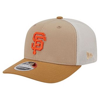 Men's New Era Stone San Francisco Giants 9SEVENTY Trucker Adjustable Hat