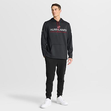 Men's Fanatics Black Carolina Hurricanes Authentic Pro Rink Hoodie