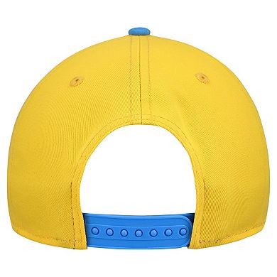 Men's New Era Yellow Chicago Sky Bold Arch 9FORTY A-Frame M-Crown Adjustable Hat