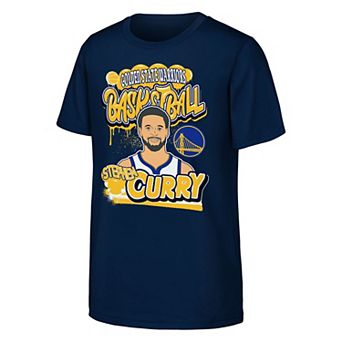 Youth Outerstuff Stephen Curry Navy Golden State Warriors Baller T-Shirt