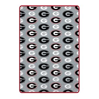 Pegasus Georgia Bulldogs 66" x 95" Oversized Logo Roll Ultra Cozy Blanket