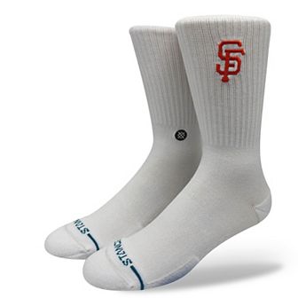 Unisex Stance San Francisco Giants White Crested Knit Crew Socks