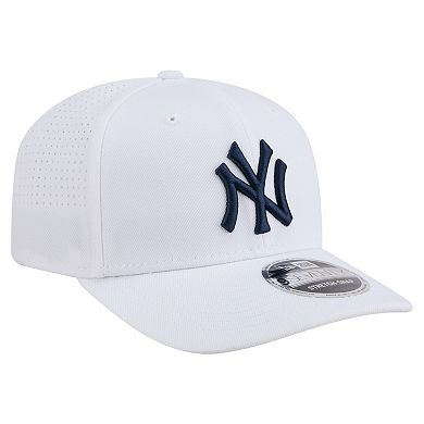 Men's New Era White New York Yankees COOLERA 9SEVENTY Adjustable Hat