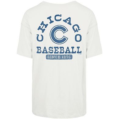 Women's '47 Natural Chicago Cubs Back Canyon Sadie T-Shirt