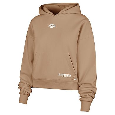 Women's '47 Tan Los Angeles Lakers Sue Foundation Hoodie Sweatshirt