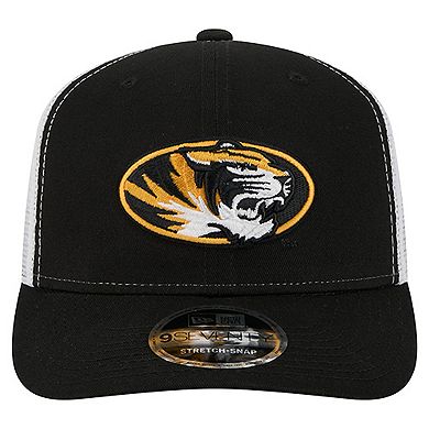 Men's New Era Black Missouri Tigers Team 9SEVENTY COOLERA Trucker Adjustable Hat