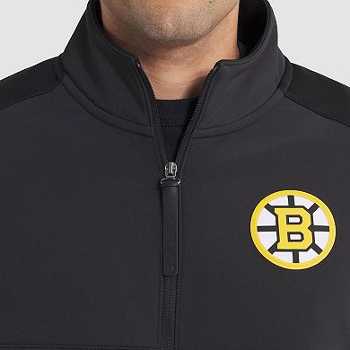 Men's Fanatics Black Boston Bruins Authentic Pro Rink Full-Zip Jacket