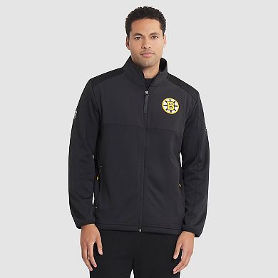 Men's Fanatics Black Boston Bruins Authentic Pro Rink Full-Zip Jacket