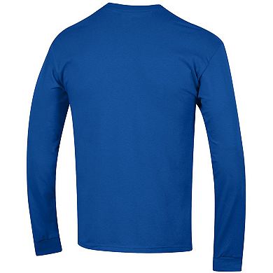 Men's Champion Royal Indianapolis Colts Seal Long Sleeve T-Shirt