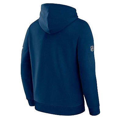 Men's Fanatics Deep Sea Blue Seattle Kraken Authentic Pro Primary Hoodie