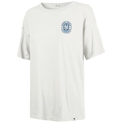Women's '47 Natural New York Mets Back Canyon Sadie T-Shirt