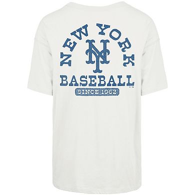 Women's '47 Natural New York Mets Back Canyon Sadie T-Shirt
