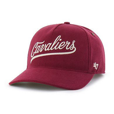Men's '47 Wine Cleveland Cavaliers Golden Age Relaxed Corduroy Hitch Adjustable Hat