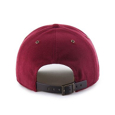 Men's '47 Wine Cleveland Cavaliers Golden Age Relaxed Corduroy Hitch Adjustable Hat