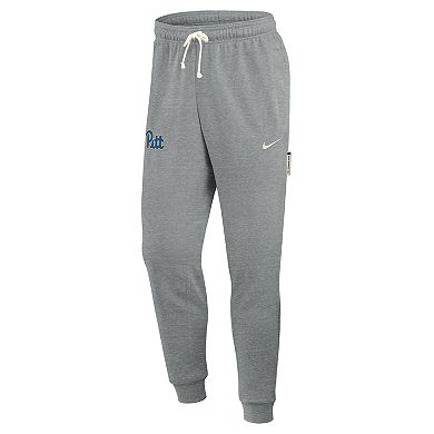 Men's Nike Heather Gray Pitt Panthers 2025 Sideline Standard Issue Dri-FIT Taper Sweatpants