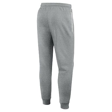 Men's Nike Heather Gray Pitt Panthers 2025 Sideline Standard Issue Dri-FIT Taper Sweatpants