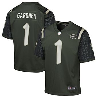 Youth Nike Ahmad Sauce Gardner Gotham Green New York Jets 2025 Rivalries Collection Game Jersey