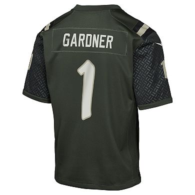 Youth Nike Ahmad Sauce Gardner Gotham Green New York Jets 2025 Rivalries Collection Game Jersey