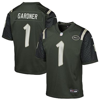 Youth Nike Ahmad Sauce Gardner Gotham Green New York Jets 2025 Rivalries Collection Game Jersey