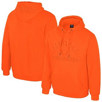 Men's Colosseum Orange Miami Hurricanes New Member Hoodie