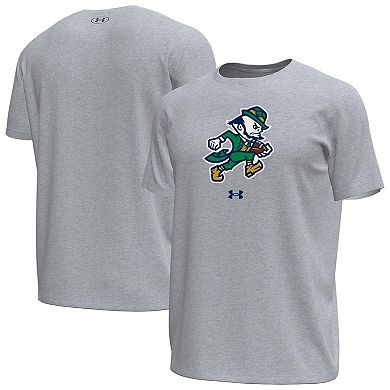 Men's Under Armour Gray Notre Dame Fighting Irish Tech Stretch T-Shirt