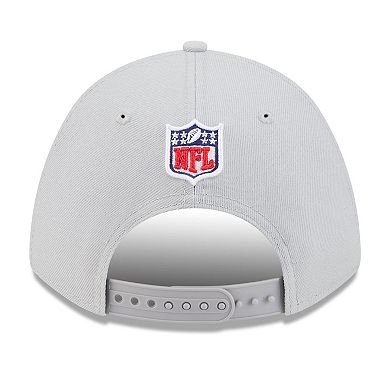 Youth New Era Wolf Gray Seattle Seahawks 2025 Rivalries Collection 9FORTY A-Frame Adjustable Hat