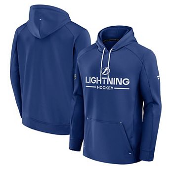 Men's Fanatics Blue Tampa Bay Lightning Authentic Pro Rink Hoodie