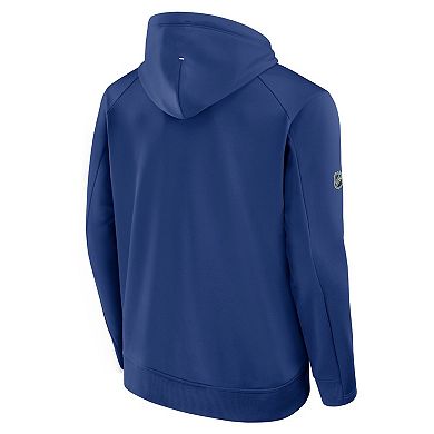 Men's Fanatics Blue Tampa Bay Lightning Authentic Pro Rink Hoodie