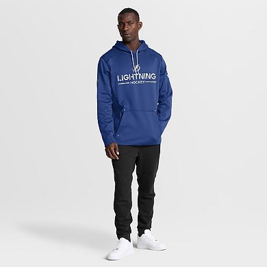 Men's Fanatics Blue Tampa Bay Lightning Authentic Pro Rink Hoodie