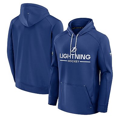 Men's Fanatics Blue Tampa Bay Lightning Authentic Pro Rink Hoodie