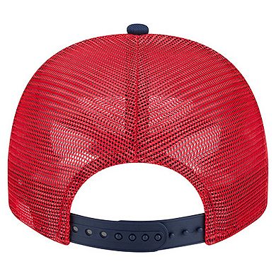 Unisex New Era White/Red Indiana Fever Banner Foam Front 9FIFTY A-Frame Adjustable Trucker Hat