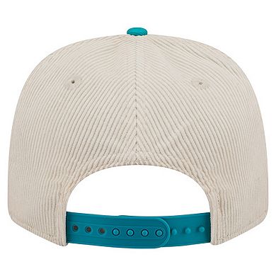 Men's New Era Stone Miami Dolphins Loyal Corduroy 9SEVENTY Adjustable Hat