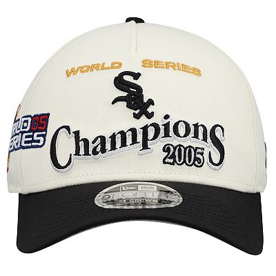 Men's New Era Cream/Black Chicago White Sox World Series 9FORTY M