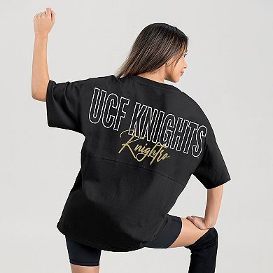 Women's Gameday Couture Black UCF Knights Oversized Back at Ya T-Shirt