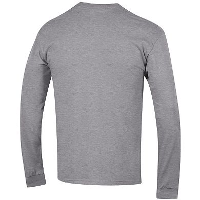 Men's Champion Heather Gray Minnesota Vikings Seal Long Sleeve T-Shirt