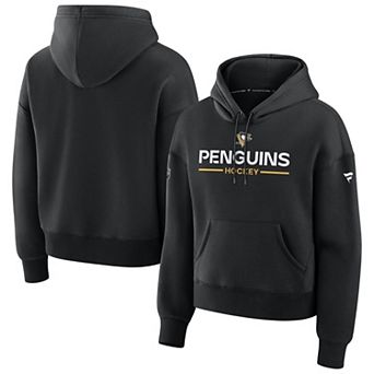 Women's Fanatics Black Pittsburgh Penguins Authentic Pro Primary Pullover Hoodie
