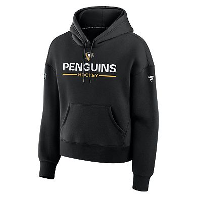 Women's Fanatics Black Pittsburgh Penguins Authentic Pro Primary Pullover Hoodie