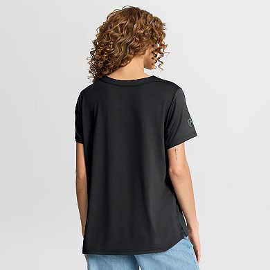 Women's Fanatics Black Detroit Red Wings Authentic Pro Rink Tech T-Shirt