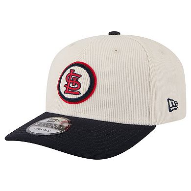 Men's New Era Cream St. Louis Cardinals Loyal 9SEVENTY Adjustable Hat