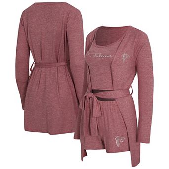 "Women's Concepts Sport Heather Red Atlanta Falcons Rigor Tank, Short & Robe Set"